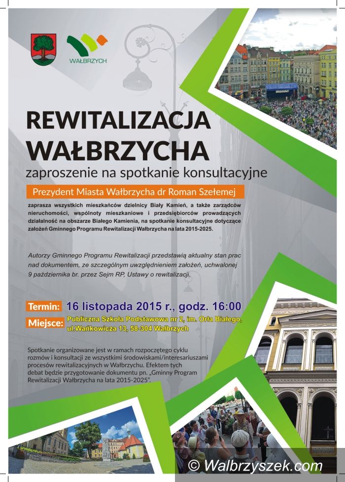 Wałbrzych: Konsultacje na Białym Kamieniu
