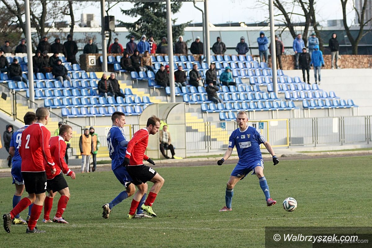 Wałbrzych: III liga piłkarska: Zwycięstwem zakończyli rok