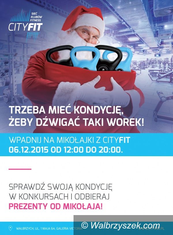 Wałbrzych: Galeria Victoria: Mikołajki z CityFit