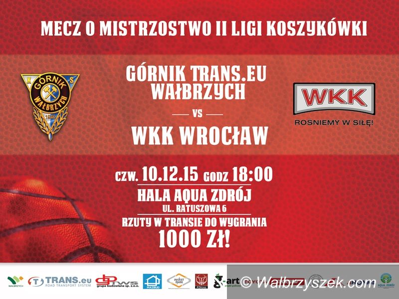 Wałbrzych: II liga koszykówki: Zmazać plamę po Lesznie