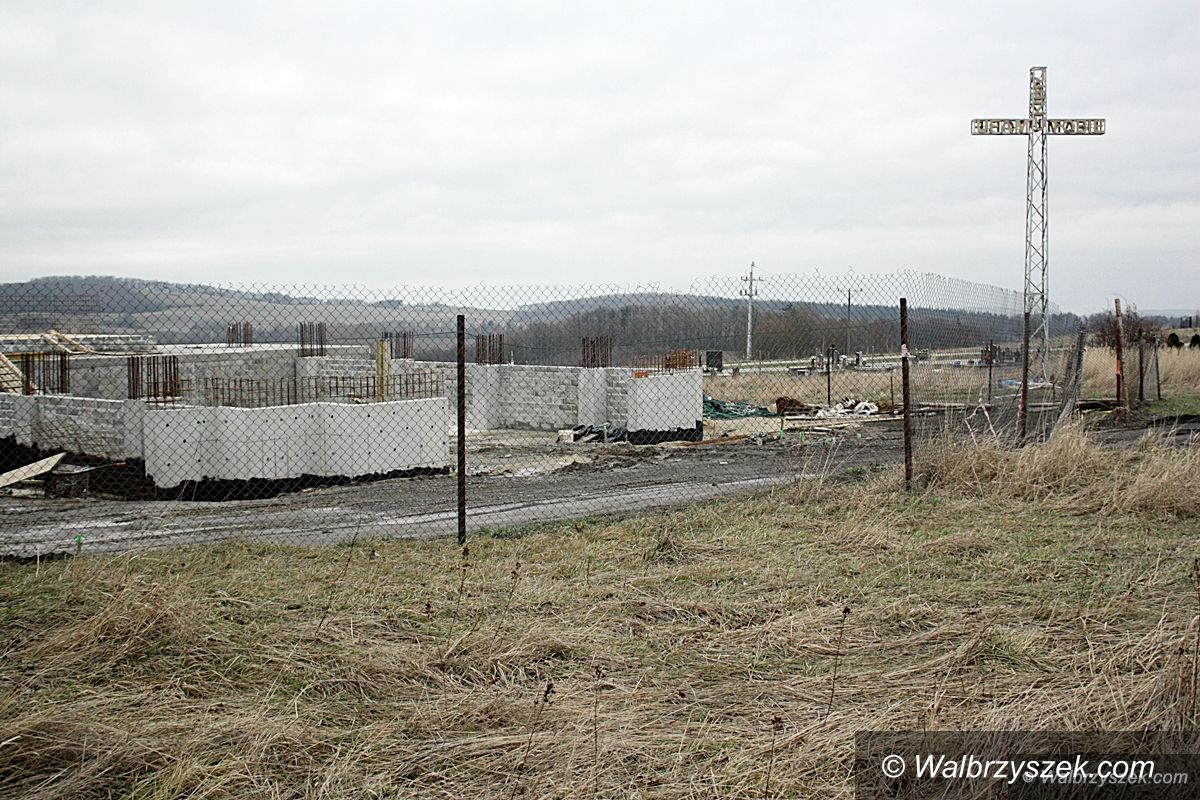 Wałbrzych: Prace przy budowie kościoła idą zgodnie z planem