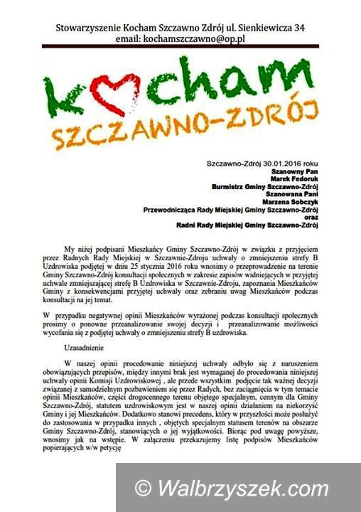 REGION, Szczawno Zdrój: Mieszkańcy Szczawna–Zdroju biorą sprawy w swoje ręce