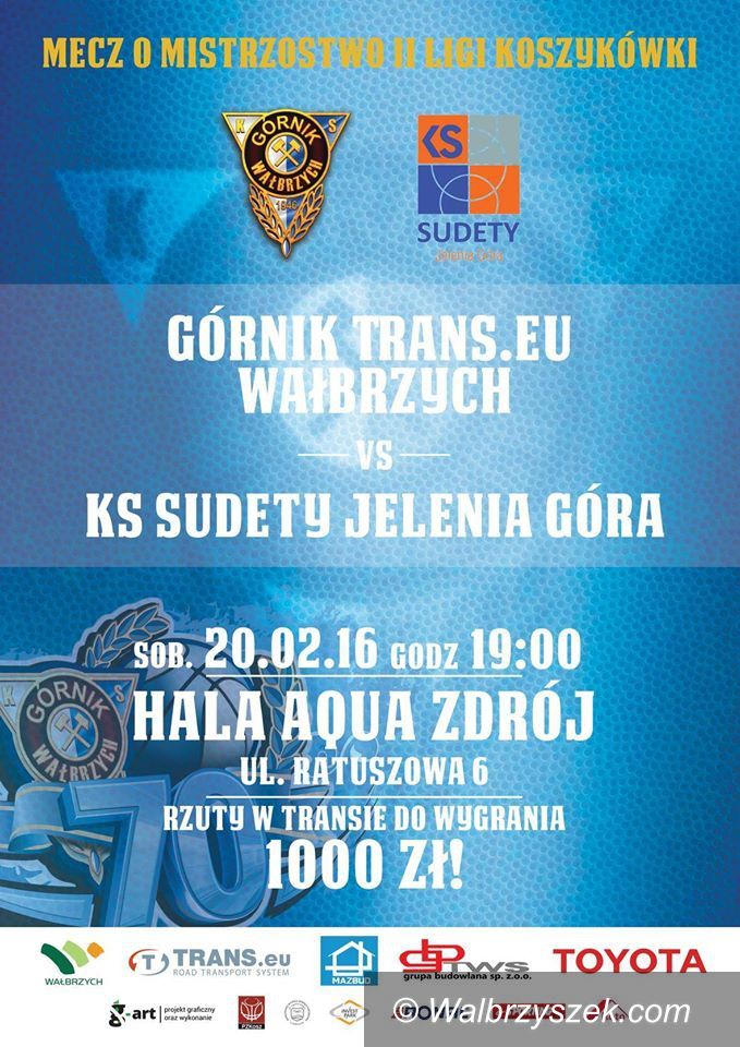 Wałbrzych: II liga koszykówki: Starcie Niesobskich