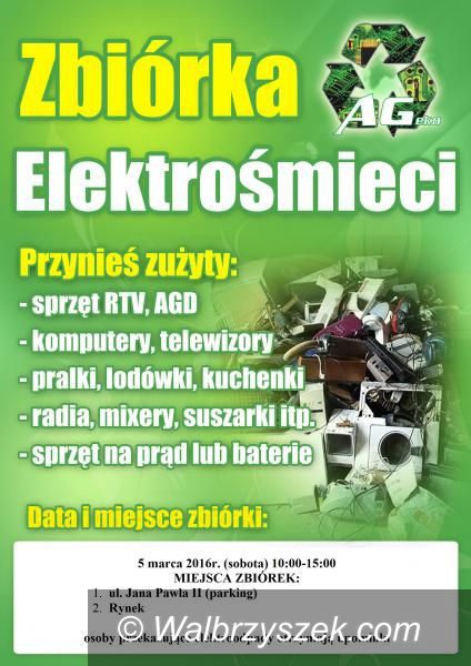 Wałbrzych: Zbiórka elektrośmieci