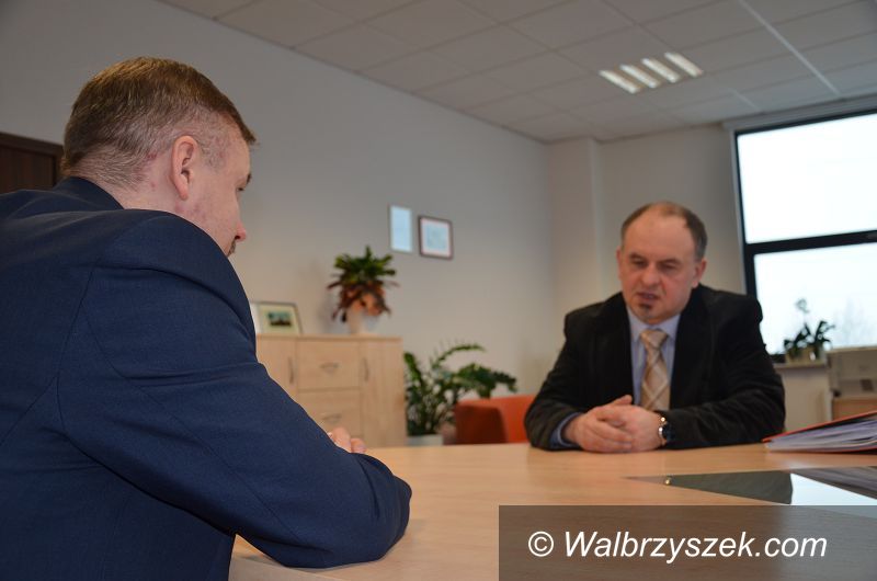 Wałbrzych/powiat wałbrzyski: Spotkanie Prezesa WSSE ze Starostą