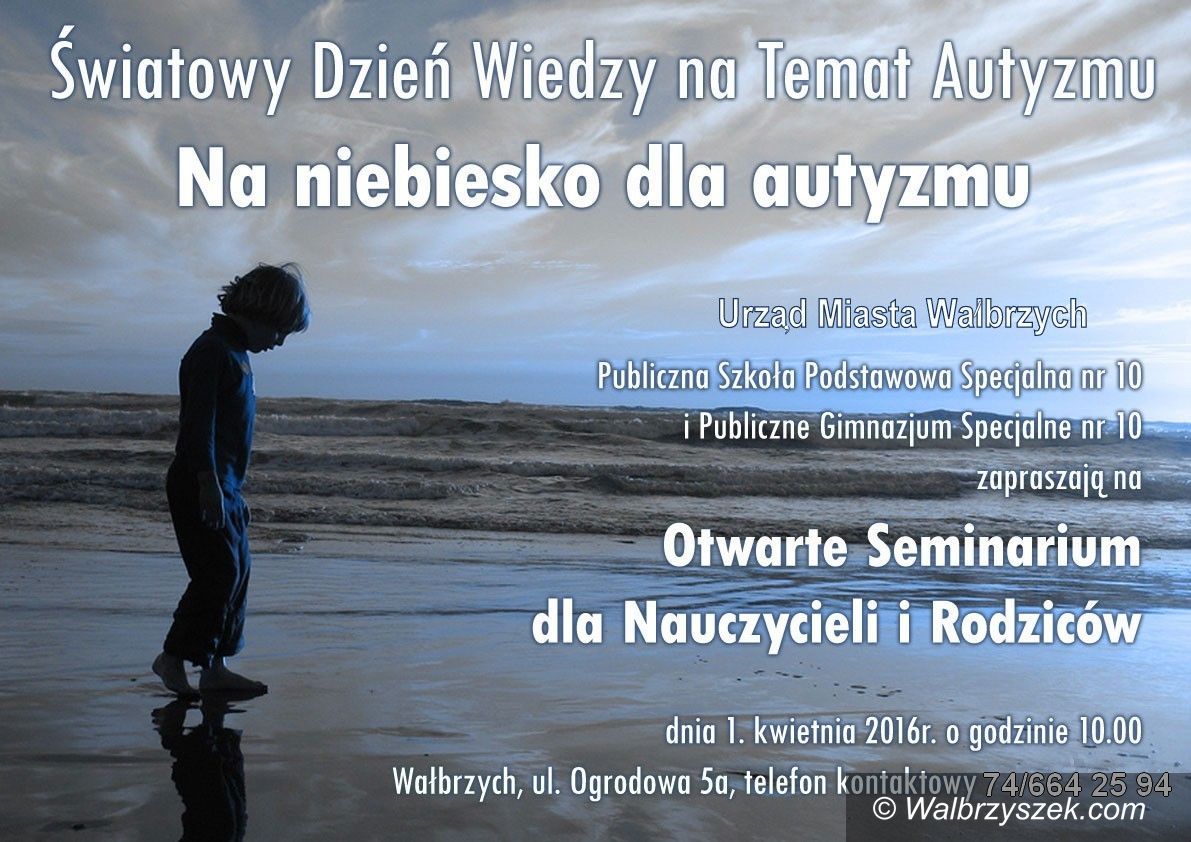 Wałbrzych: „Na niebiesko dla autyzmu”
