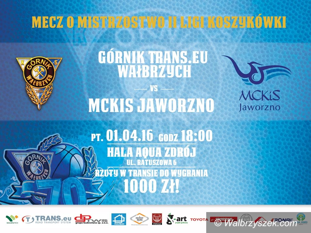 Wałbrzych: II liga koszykówki: Pozostać w grze