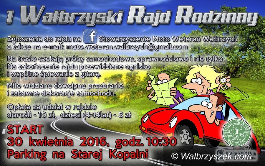Wałbrzych: Rodzinny rajd w Wałbrzychu