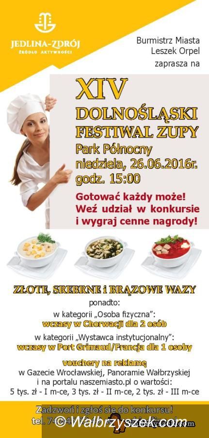 REGION, Jedlina Zdrój: Przyjedź i spróbuj pysznej zupy