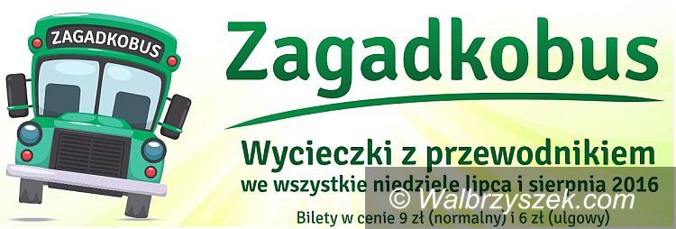 Wałbrzych: Możesz pojechać Zagadkobusem