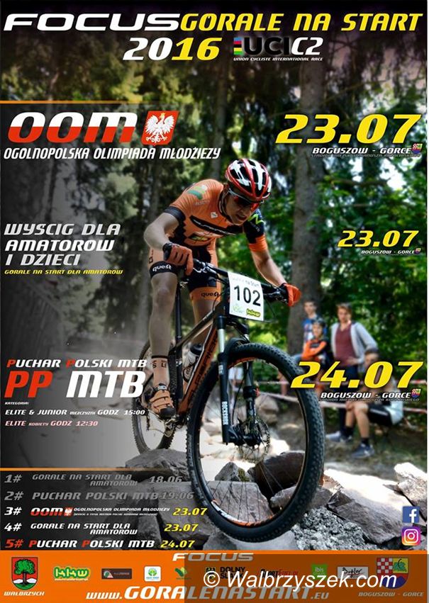 Boguszów-Gorce: Focus Górale na Start Puchar Polski MTB i Ogólnopolska Olimpiada Młodzieży