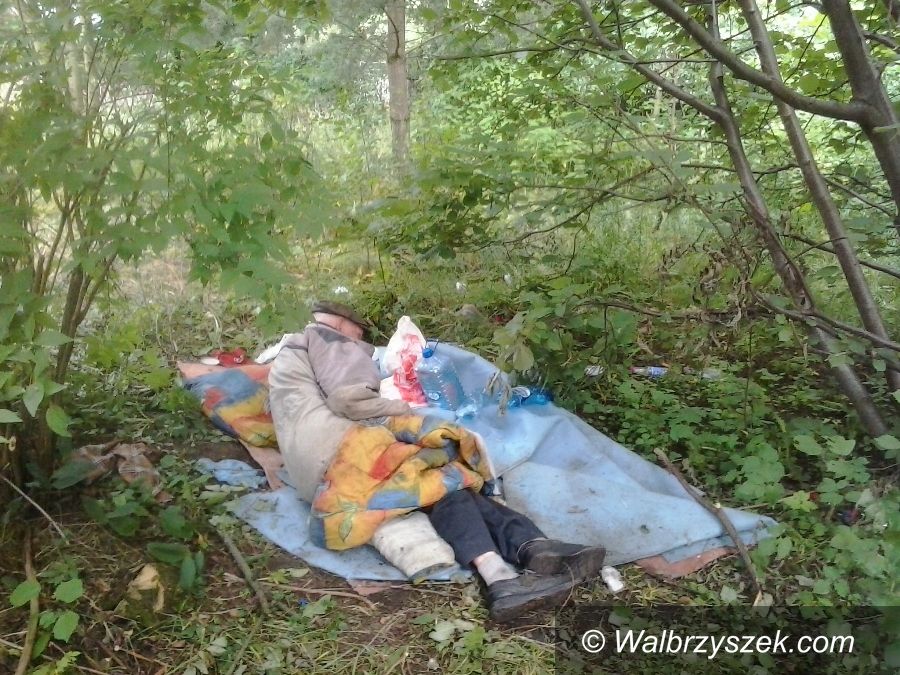 Wałbrzych: Bezdomny o krok od śmierci