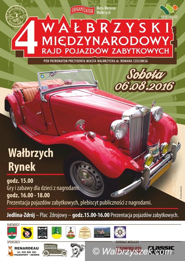 Wałbrzych: Zabytkowe pojazdy opanują Wałbrzych