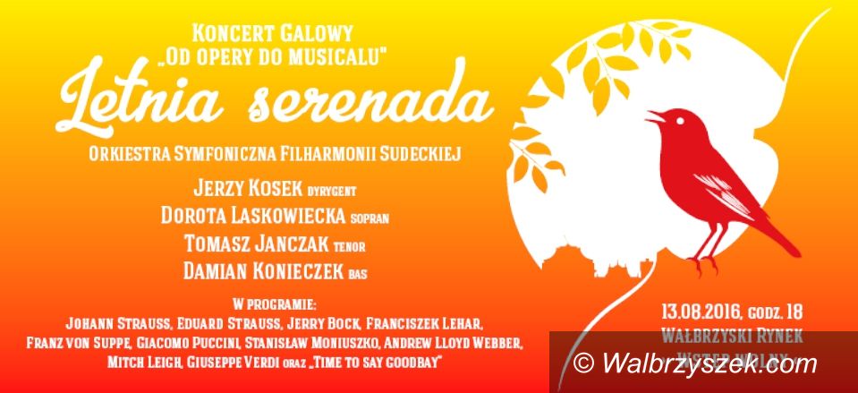 Wałbrzych: Przed nami Letnia Serenada