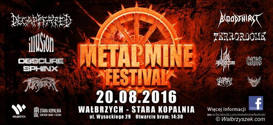 Wałbrzych: Metalowa muzyka opanuje Wałbrzych