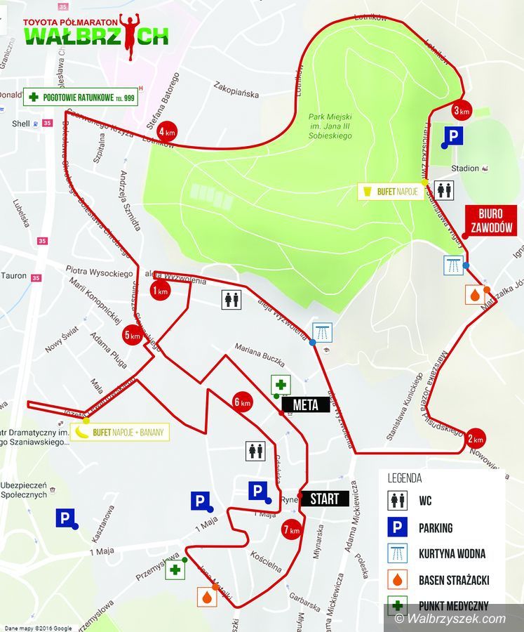 Wałbrzych: Odliczamy godziny do XVII Toyota Półmaraton Wałbrzych