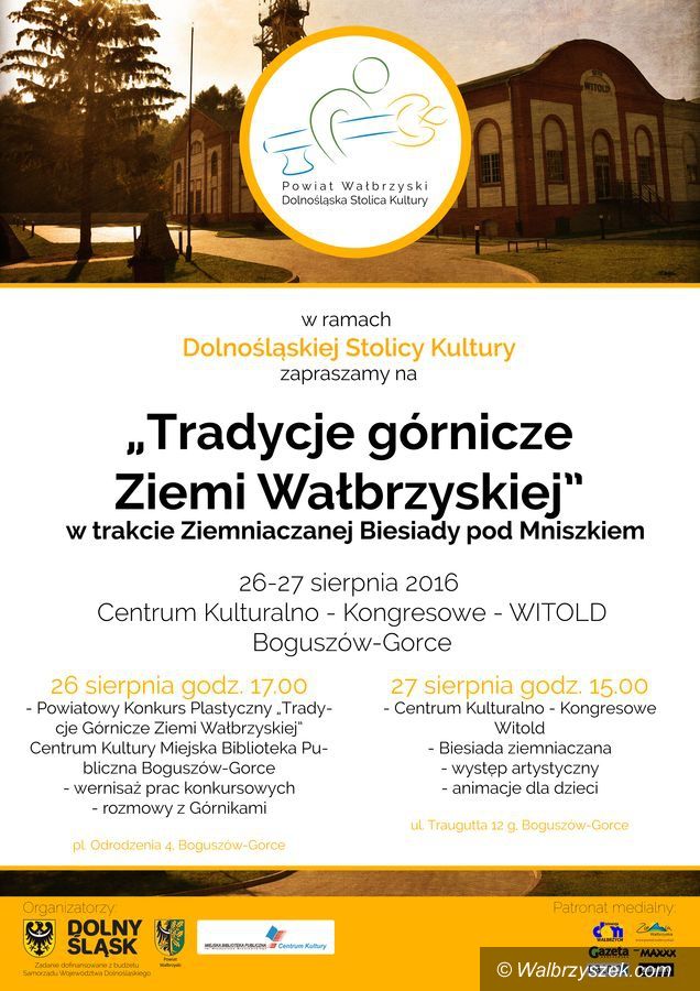 REGION, Boguszów-Gorce: Chcą podtrzymywać górnicze tradycje