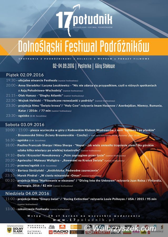 REGION: 5 edycja Dolnośląskiego Festiwalu Podróżników – 17 Południk
