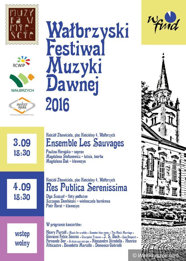Wałbrzych: Muzyka dawna w kościele Zbawiciela w Wałbrzychu