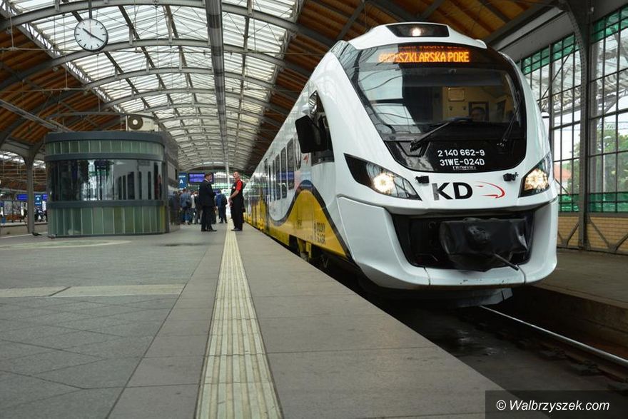 REGION: Koleje Dolnośląskie wprowadzają nowy rozkład jazdy
