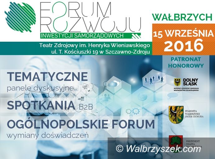 REGION, Szczawno-Zdrój: Spotkają się samorządowcy z całego kraju