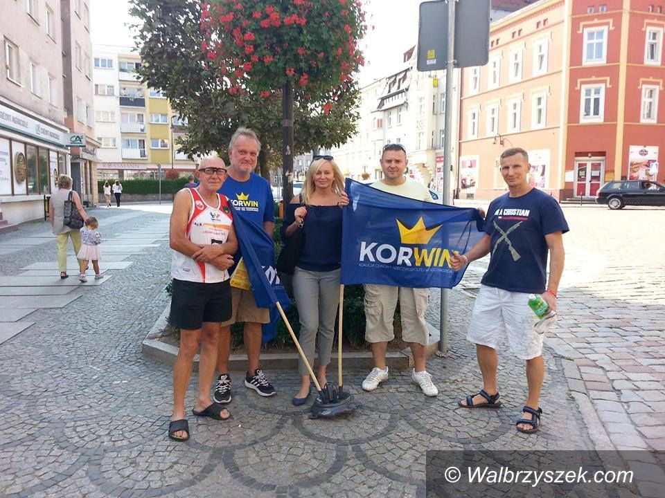 REGION: Partia KORWIN zbiera podpisy w całym regionie