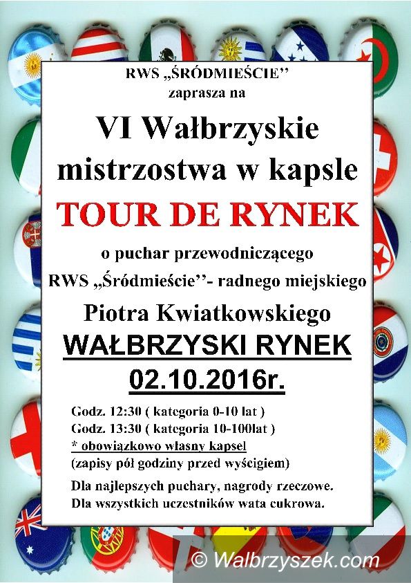 Wałbrzych: Miłośnicy gry w kapsle opanują Rynek