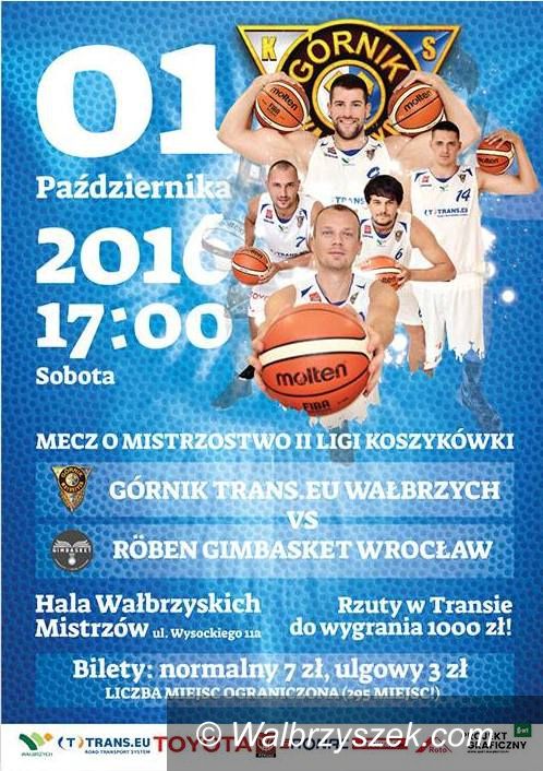 Wałbrzych: II liga koszykówki: Czas na Gimbasket