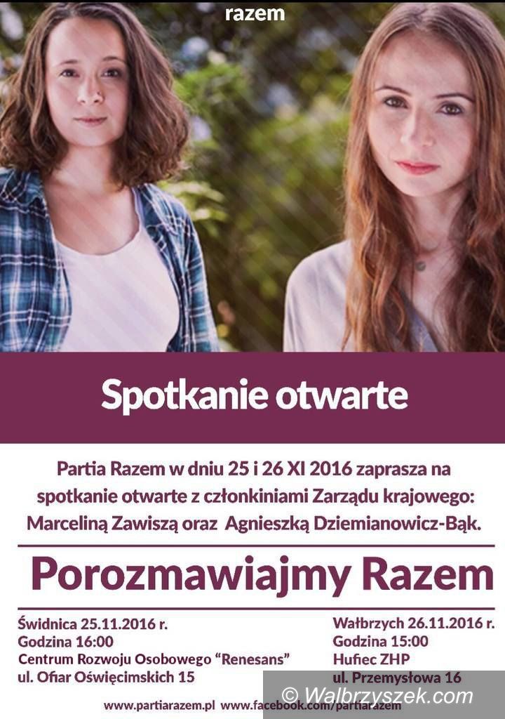 Wałbrzych/REGION: Partia Razem organizuje spotkania otwarte
