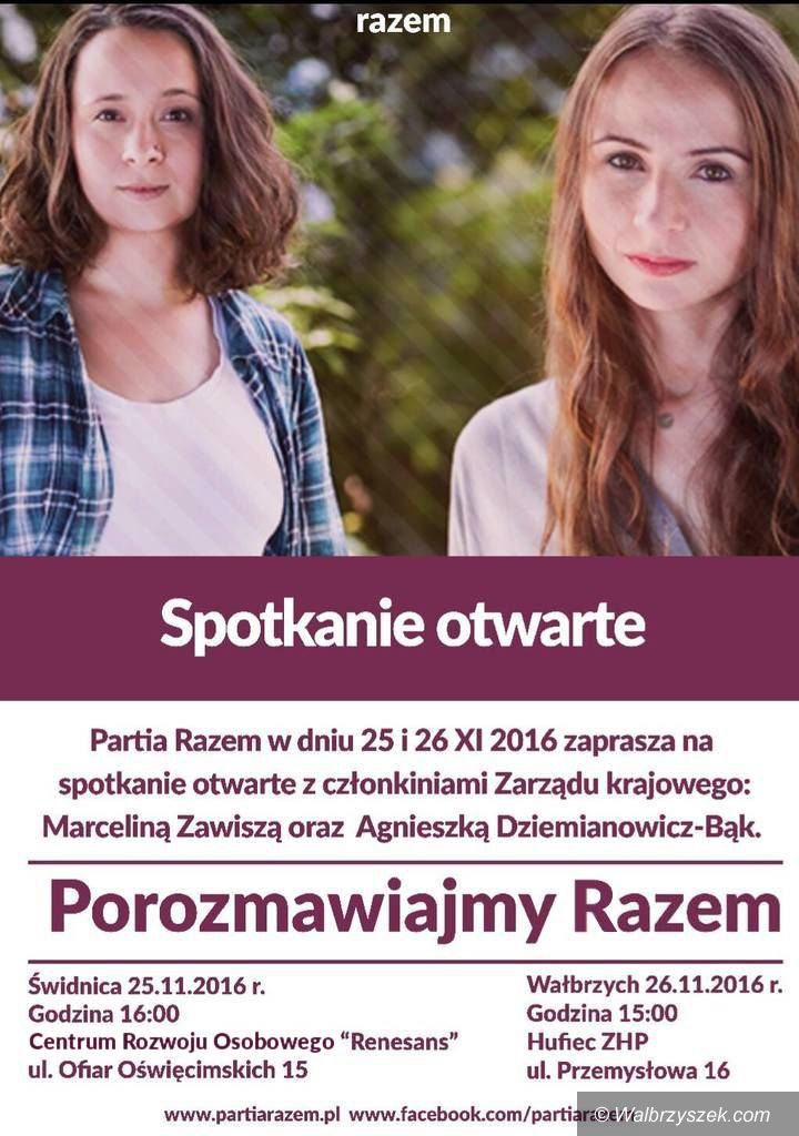 Wałbrzych/REGION: Partia Razem organizuje spotkania otwarte