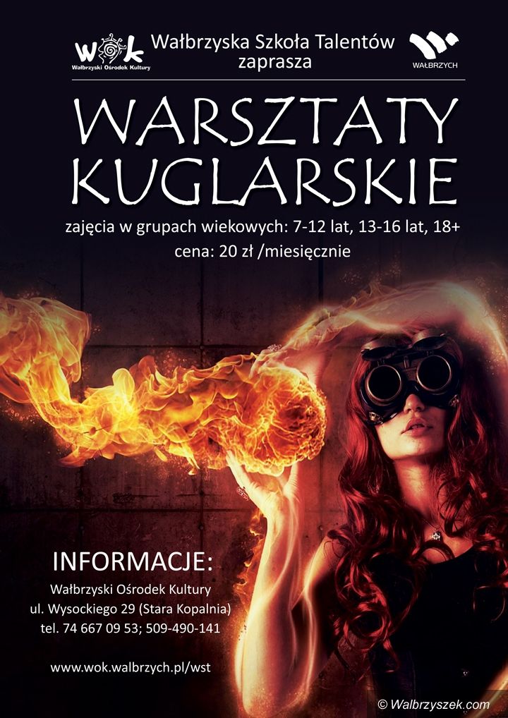 Wałbrzych: WOK zaprasza na warsztaty kuglarskie