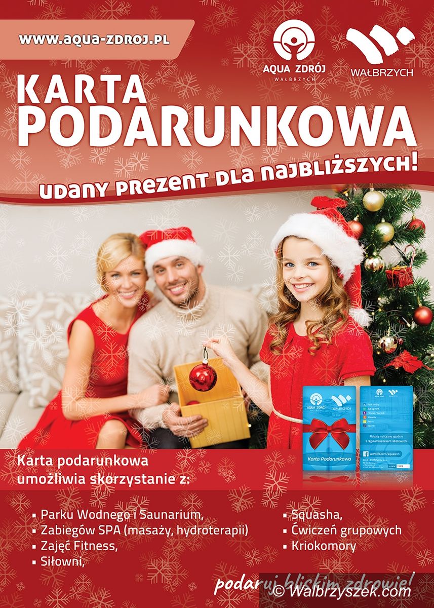 Wałbrzych: Aqua Zdrój ma pomysł na świąteczne prezenty