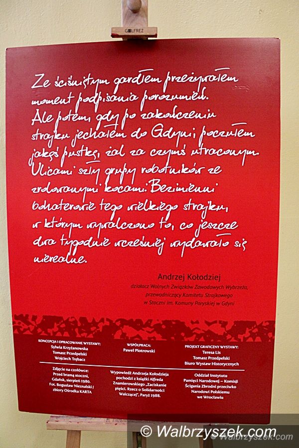 Wałbrzych: Konferencja "WRON–a Orła nie pokona" w ZS 1