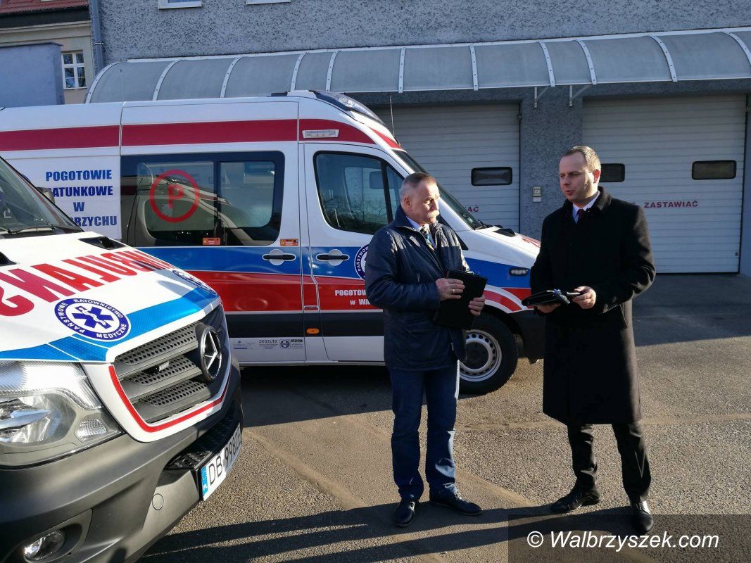 Wałbrzych/REGION: Nowe karetki pogotowia już do dyspozycji wałbrzyszan