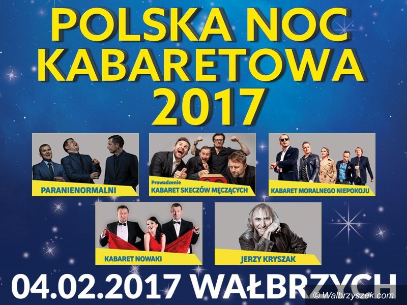 Wałbrzych: Przed nami kolejna Polska Noc Kabaretowa