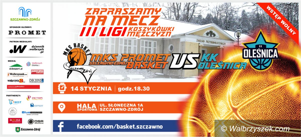 Szczawno-Zdrój: III liga koszykówki: Jest okazja do rewanżu