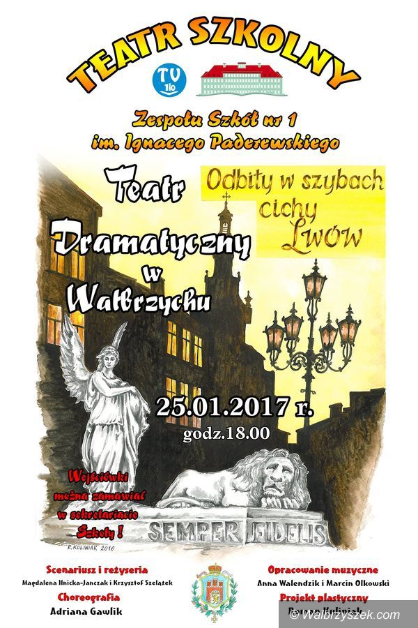 Wałbrzych: Spektakl o Lwowie na wałbrzyskich teatralnych deskach