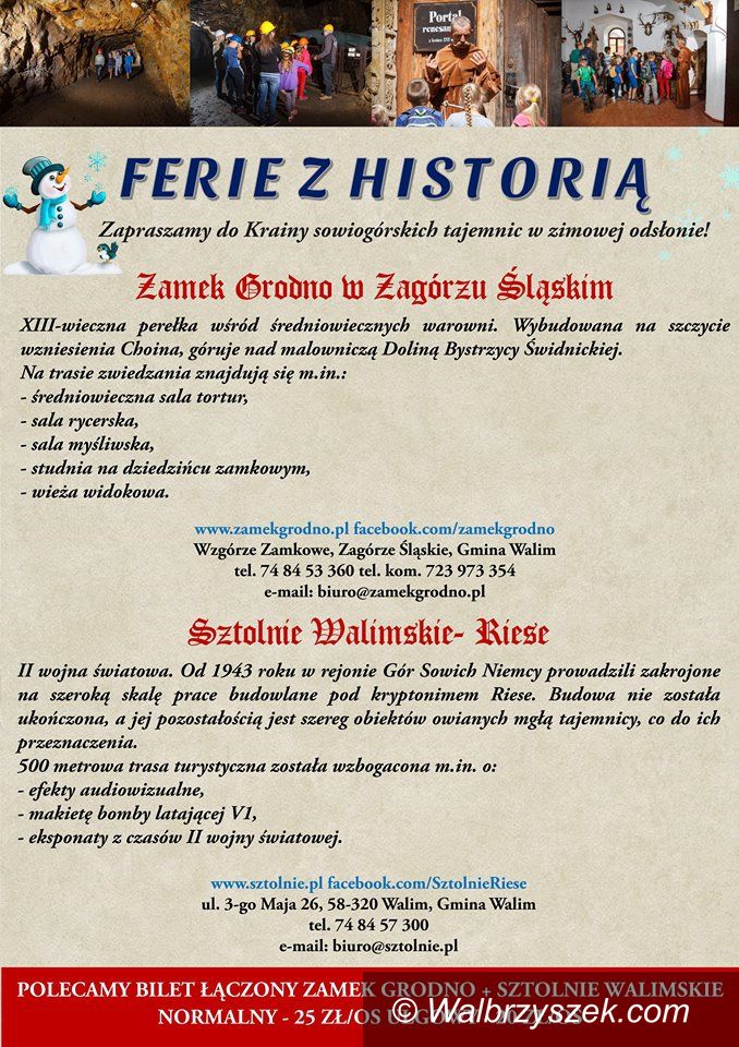 REGION, Walim: Ferie z historią w gminie Walim