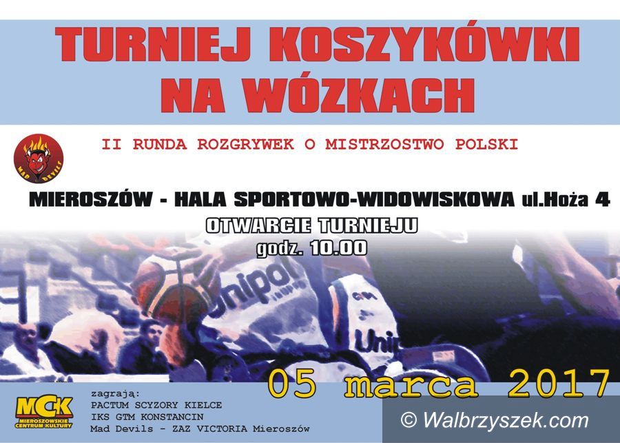 Mieroszów: Koszykarze na wózkach znów zagrają