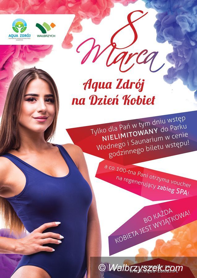 Wałbrzych: Spędź Dzień Kobiet w Aqua Zdroju