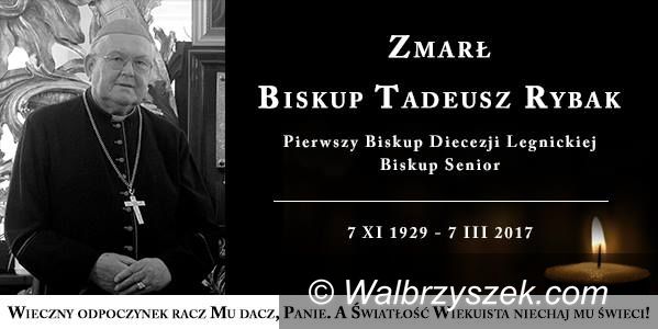 Wałbrzych: Zmarł ksiądz biskup Tadeusz Rybak