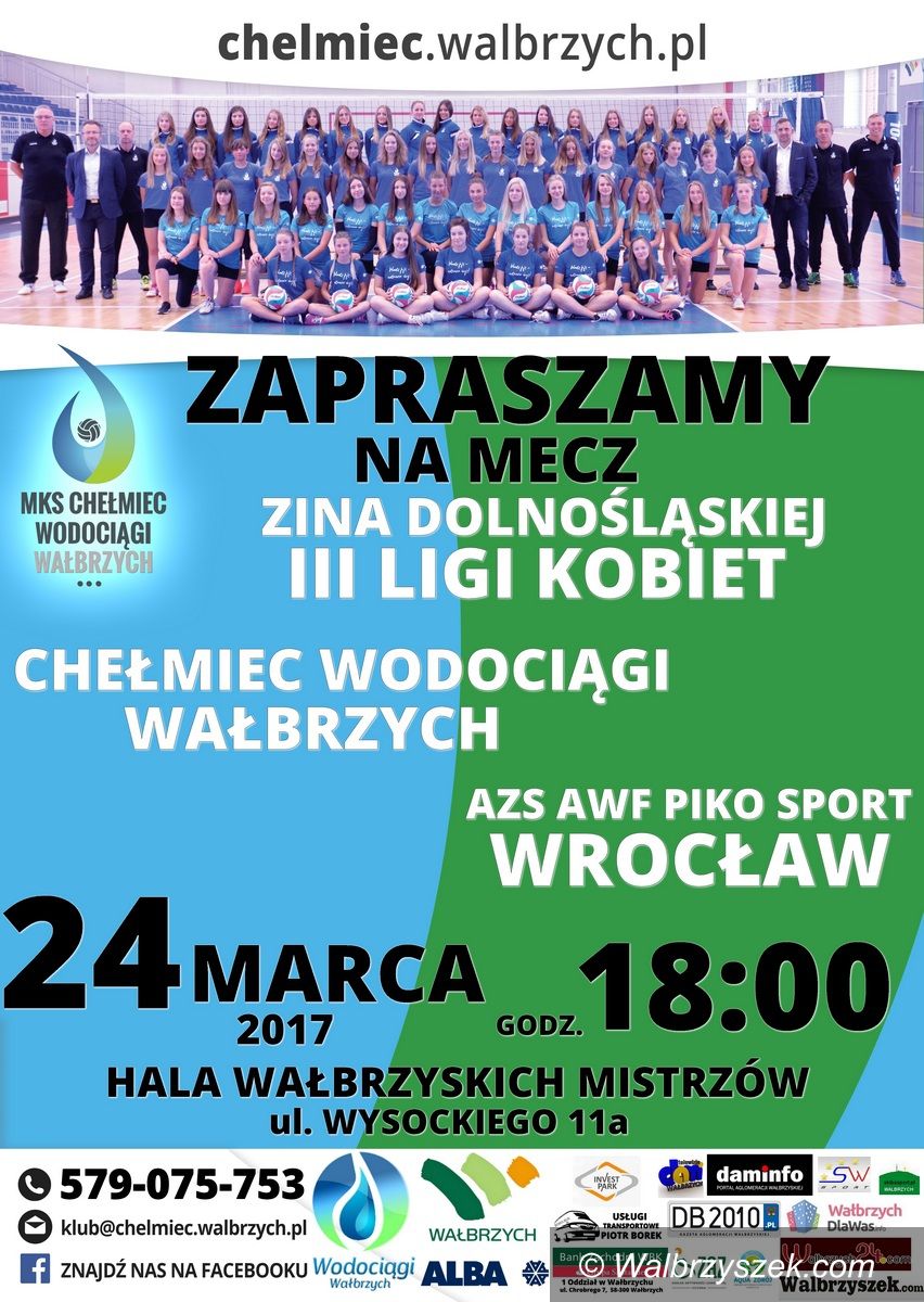 Wałbrzych: III liga siatkówki kobiet: Po raz ostatni na własnym parkiecie