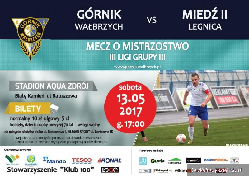 Wałbrzych: III liga piłkarska: Czas na rezerwy Miedzi