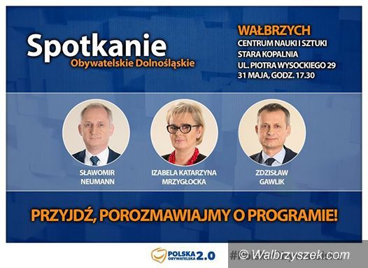 Wałbrzych: Możesz przyjść na spotkanie z posłami Platformy Obywatelskiej