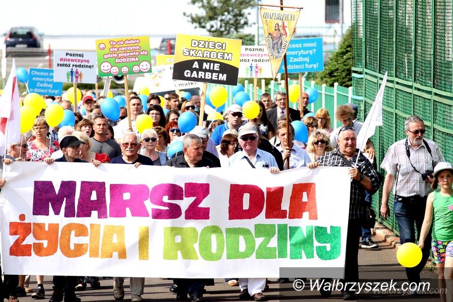 Wałbrzych: Marsz dla Życia i Rodziny 2017