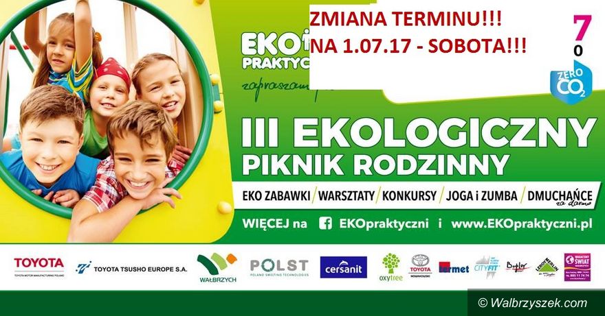 Wałbrzych: Piknik Rodzinny przeniesiony na inny termin