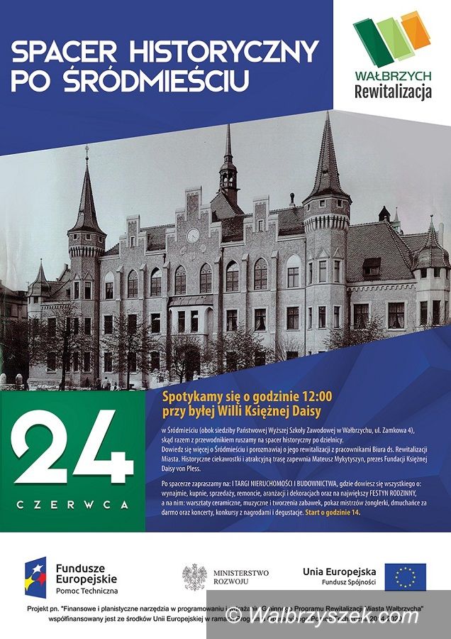 Wałbrzych: Spacerem po Śródmieściu