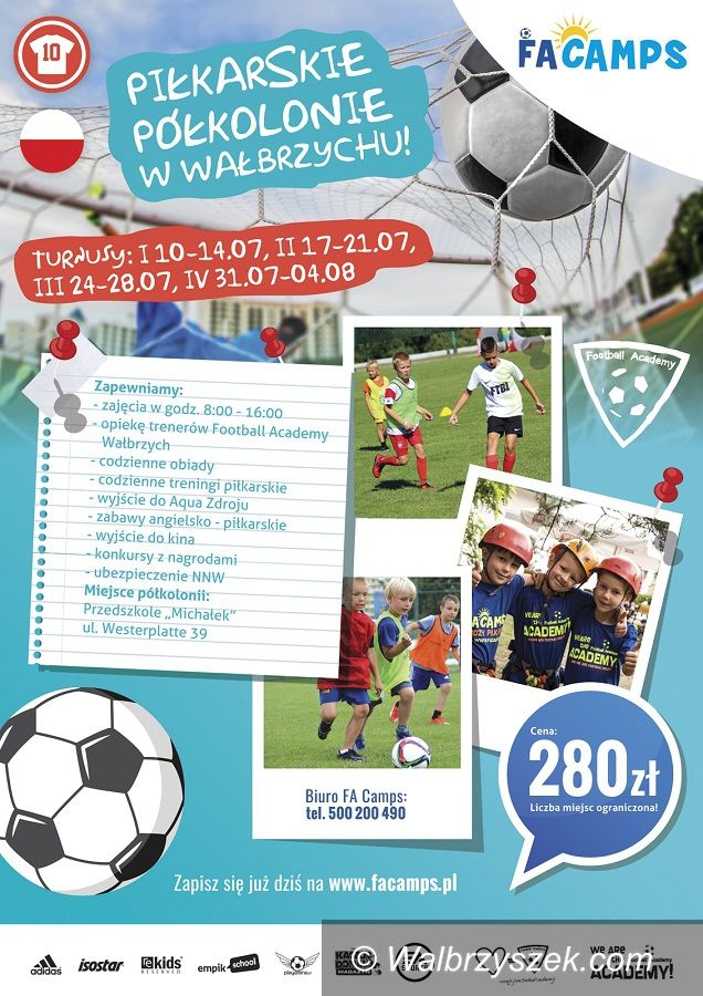 Wałbrzych: Football Academy zorganizuje półkolonie