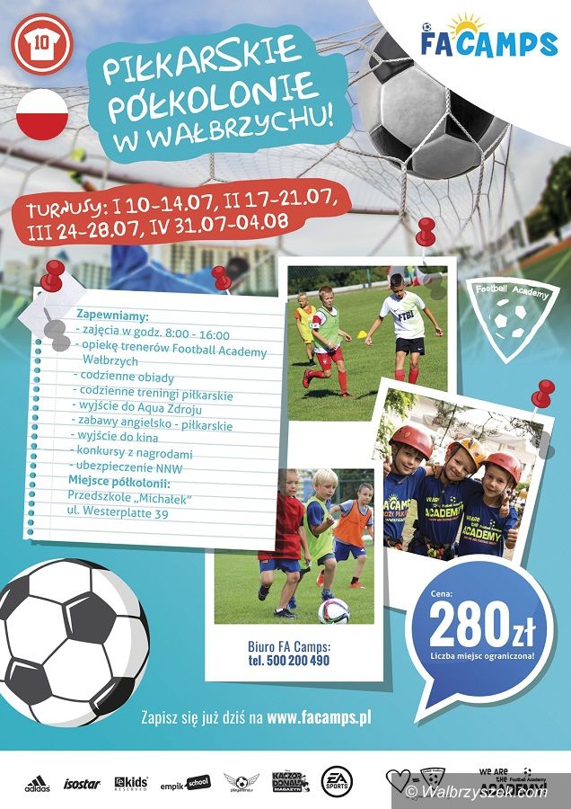 Wałbrzych: Football Academy zorganizuje półkolonie