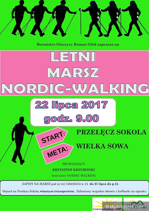 Głuszyca: Z kijkami na Wielką Sowę